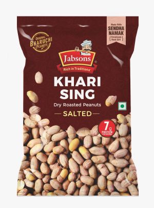 Jabsons Khari Sing Bharuchi Dry Roasted Peanuts Salted 200g 